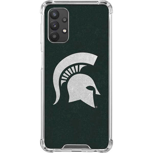 Michigan State University Spartans Logo Galaxy A32 5G Clear Case