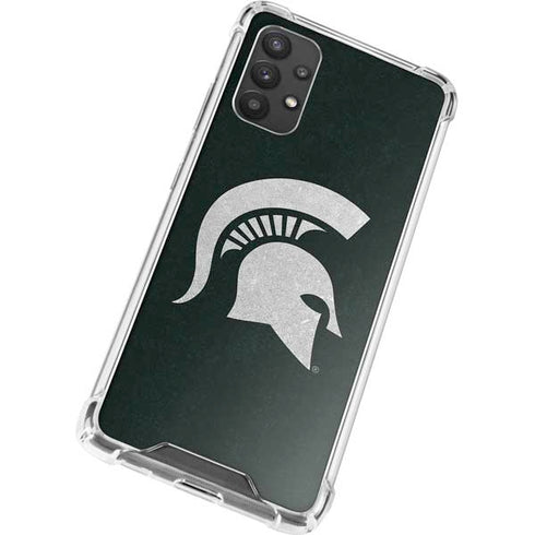 Michigan State University Spartans Logo Galaxy A32 5G Clear Case