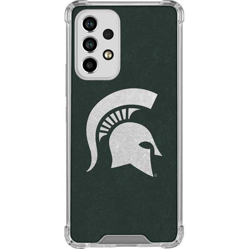 Michigan State University Spartans Logo Galaxy A33 5G Clear Case