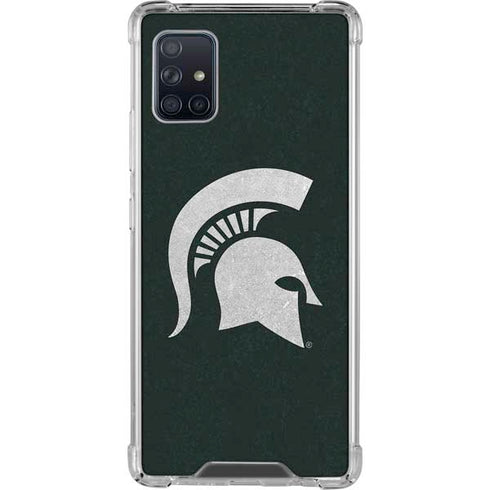 Michigan State University Spartans Logo Galaxy A51 5G Clear Case