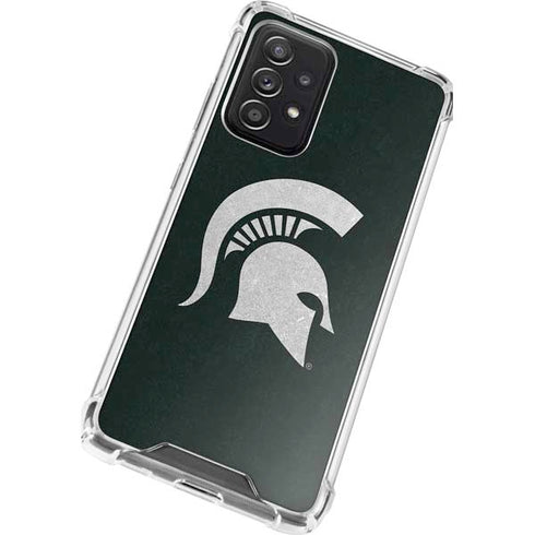 Michigan State University Spartans Logo Galaxy A52 5G Clear Case