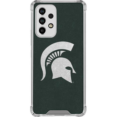 Michigan State University Spartans Logo Galaxy A53 5G Clear Case