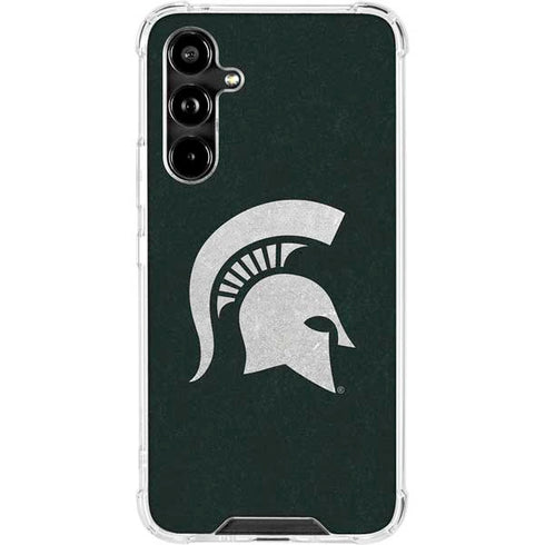 Michigan State University Spartans Logo Galaxy A54 5G Clear Case