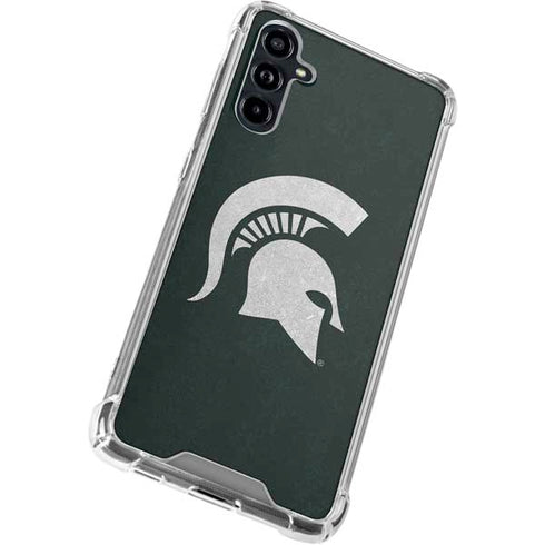 Michigan State University Spartans Logo Galaxy A54 5G Clear Case