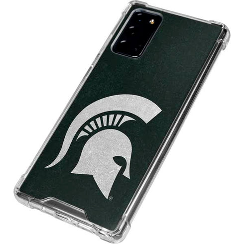 Michigan State University Spartans Logo Galaxy Note20 5G Clear Case