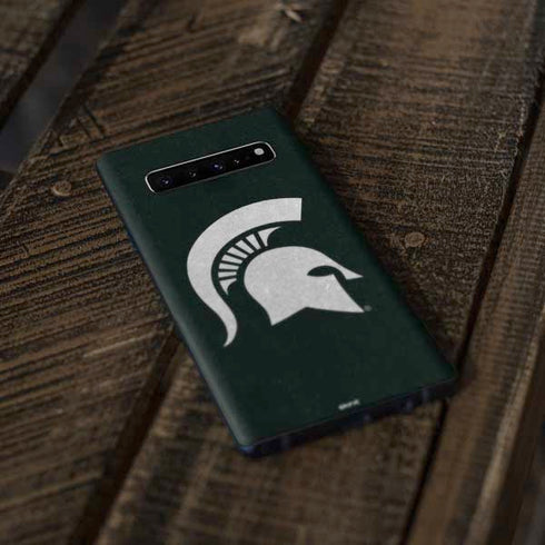 Michigan State University Spartans Logo Galaxy S10 Plus Skin