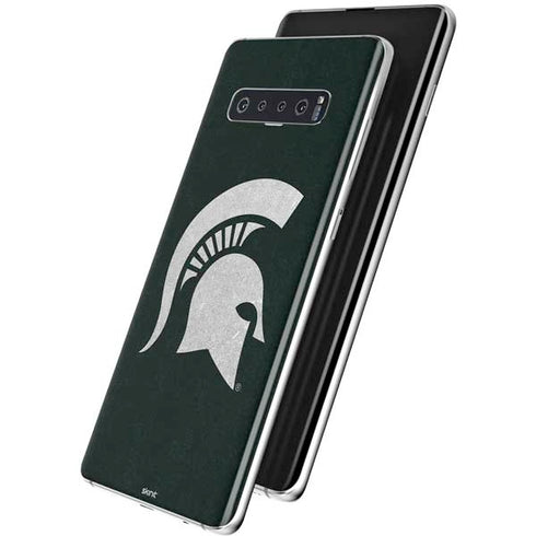 Michigan State University Spartans Logo Galaxy S10 Skin
