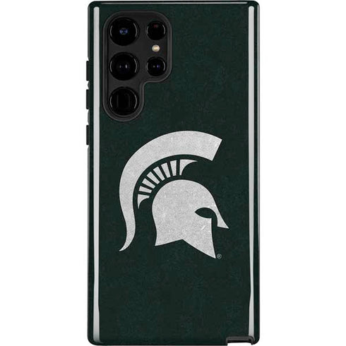 Michigan State University Spartans Logo Galaxy S22 Ultra Pro Case
