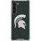 Michigan State University Spartans Logo Galaxy S23 Plus Clear Case