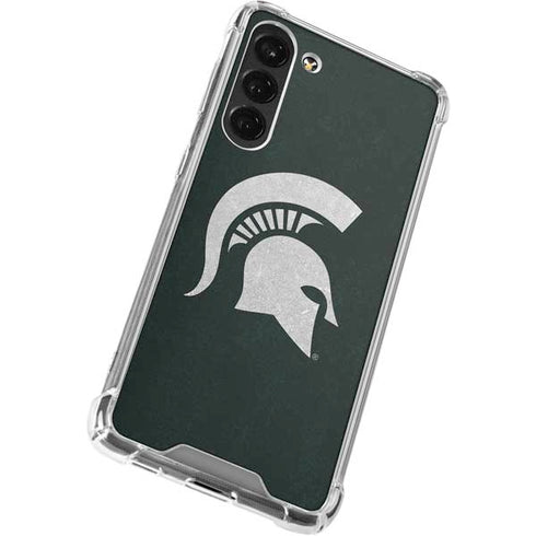 Michigan State University Spartans Logo Galaxy S23 Plus Clear Case