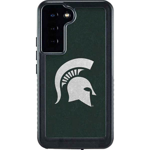 Michigan State University Spartans Logo Galaxy S23 Plus Waterproof Case