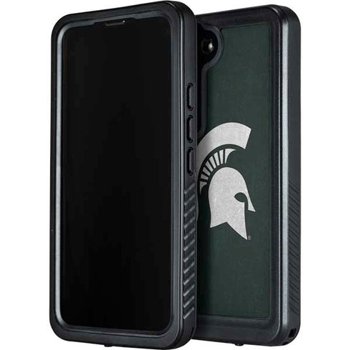 Michigan State University Spartans Logo Galaxy S23 Plus Waterproof Case