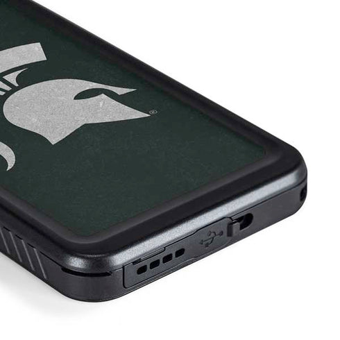 Michigan State University Spartans Logo Galaxy S23 Plus Waterproof Case