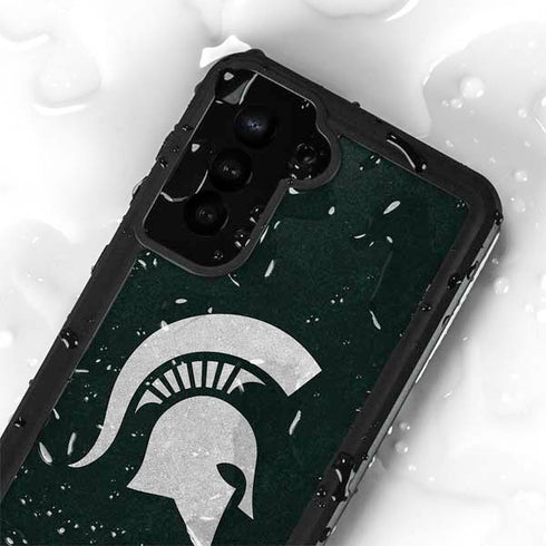 Michigan State University Spartans Logo Galaxy S23 Plus Waterproof Case