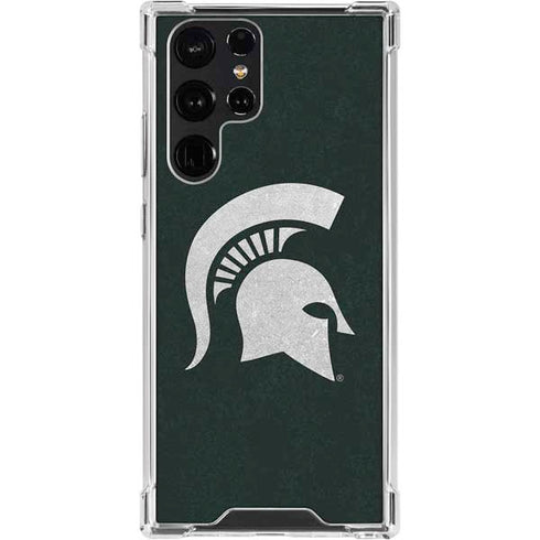 Michigan State University Spartans Logo Galaxy S24 Ultra Clear Case