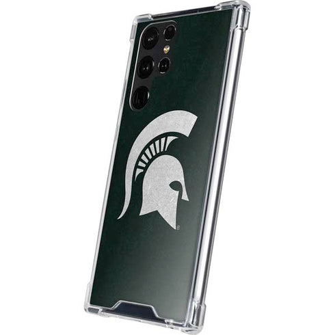 Michigan State University Spartans Logo Galaxy S24 Ultra Clear Case