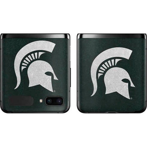 Michigan State University Spartans Logo Galaxy Z Flip Skin