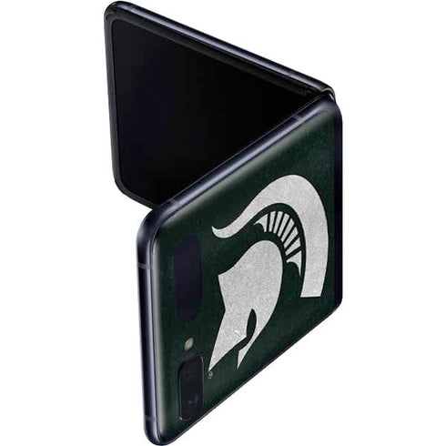 Michigan State University Spartans Logo Galaxy Z Flip Skin