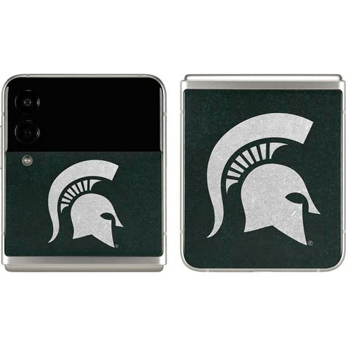 Michigan State University Spartans Logo Galaxy Z Flip3 5G Skin