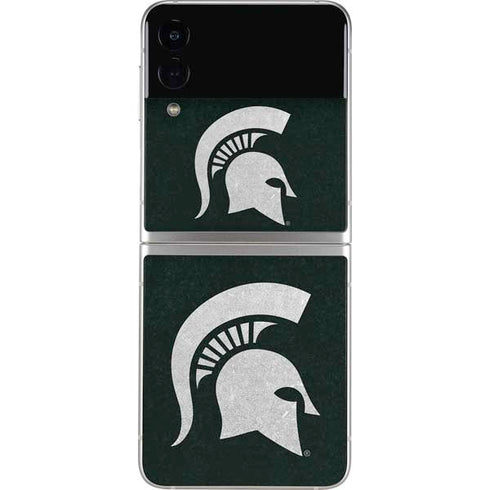 Michigan State University Spartans Logo Galaxy Z Flip3 5G Skin