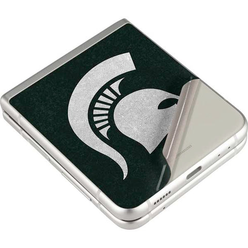 Michigan State University Spartans Logo Galaxy Z Flip3 5G Skin