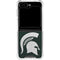 Michigan State University Spartans Logo Galaxy Z Flip5 5G Clear Case