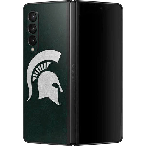 Michigan State University Spartans Logo Galaxy Z Fold3 5G Skin