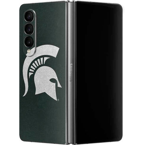 Michigan State University Spartans Logo Galaxy Z Fold4 5G Skin