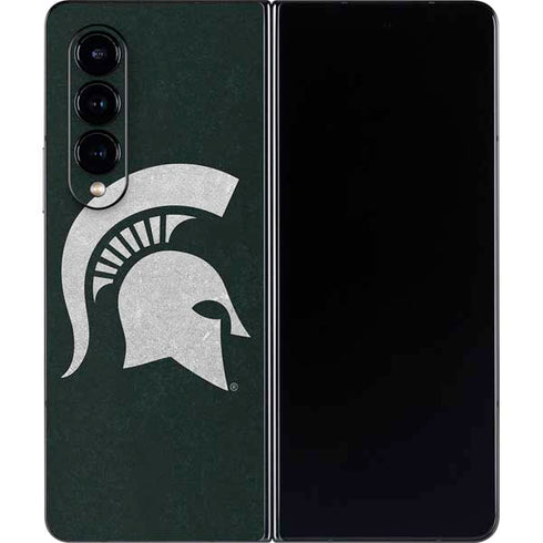 Michigan State University Spartans Logo Galaxy Z Fold4 5G Skin