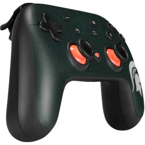 Michigan State University Spartans Logo Google Stadia Controller Skin