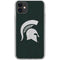 Michigan State University Spartans Logo iPhone 11 Clear Case