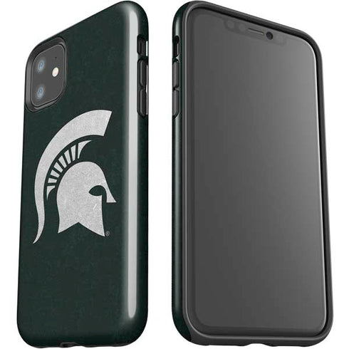 Michigan State University Spartans Logo iPhone 11 Impact Case