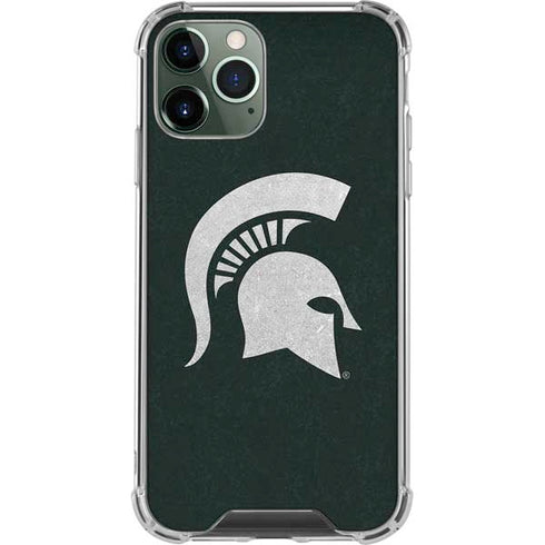 Michigan State University Spartans Logo iPhone 11 Pro Max Clear Case