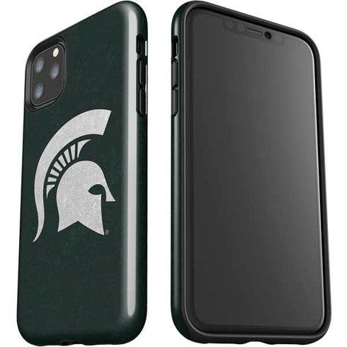 Michigan State University Spartans Logo iPhone 11 Pro Max Impact Case