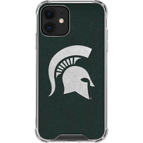 Michigan State University Spartans Logo iPhone 12 Mini Clear Case