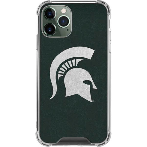 Michigan State University Spartans Logo iPhone 12 Pro Clear Case