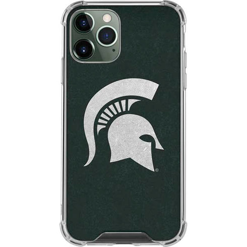 Michigan State University Spartans Logo iPhone 12 Pro Max Clear Case