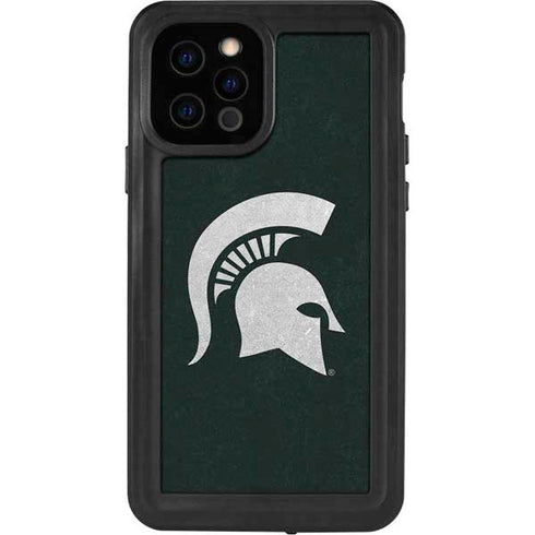 Michigan State University Spartans Logo iPhone 12 Pro Waterproof Case