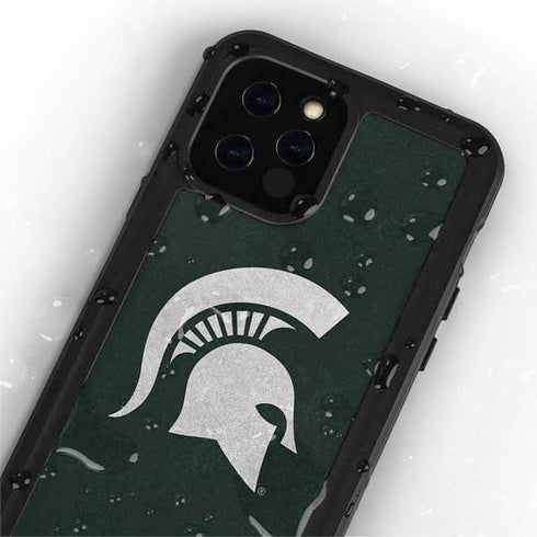 Michigan State University Spartans Logo iPhone 12 Pro Waterproof Case