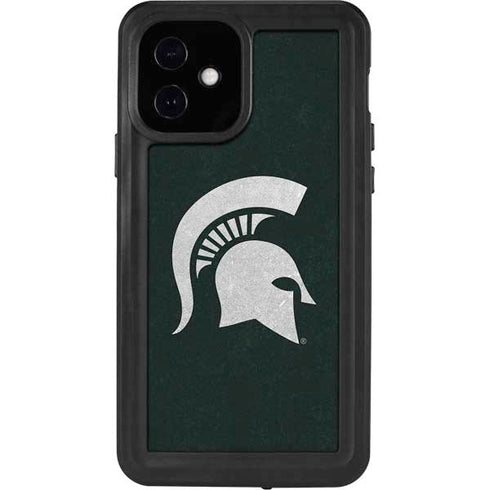 Michigan State University Spartans Logo iPhone 12 Waterproof Case