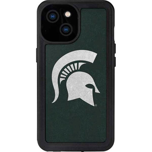 Michigan State University Spartans Logo iPhone 13 Mini Waterproof Case