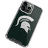 Michigan State University Spartans Logo iPhone 13 Pro Max Clear Case