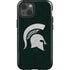 Michigan State University Spartans Logo iPhone 15 Impact Case