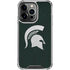 Michigan State University Spartans Logo iPhone 15 Pro Clear Case