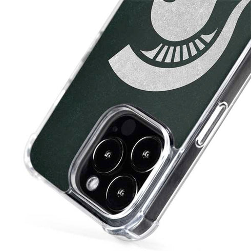 Michigan State University Spartans Logo iPhone 15 Pro MagSafe Case
