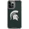 Michigan State University Spartans Logo iPhone 15 Pro Max Clear Case