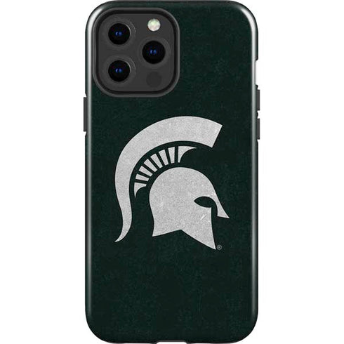 Michigan State University Spartans Logo iPhone 15 Pro Max Impact Case