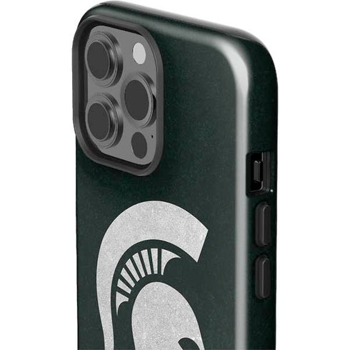 Michigan State University Spartans Logo iPhone 15 Pro Max Impact Case