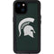 Michigan State University Spartans Logo iPhone 15 Plus Waterproof Case