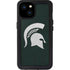 Michigan State University Spartans Logo iPhone 15 Plus Waterproof Case